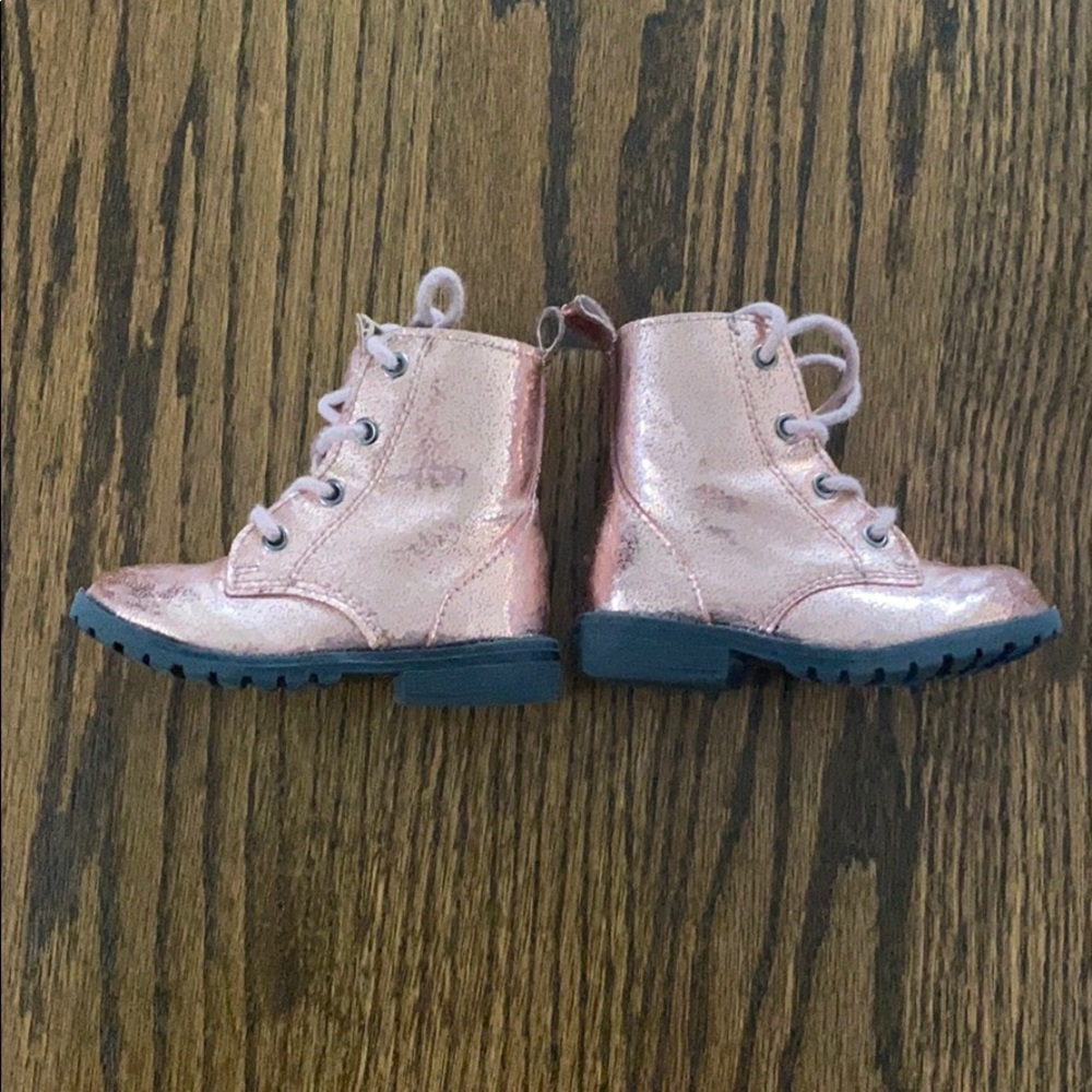 Gap Pink Combat boots